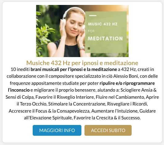 musica 432 hz per ipnosi e meditazione bergamo