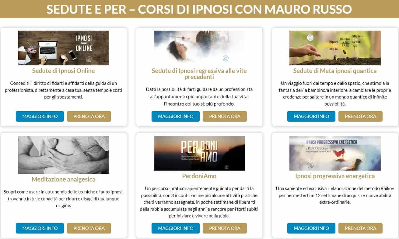 sedute master ipnosi regressiva piemonte