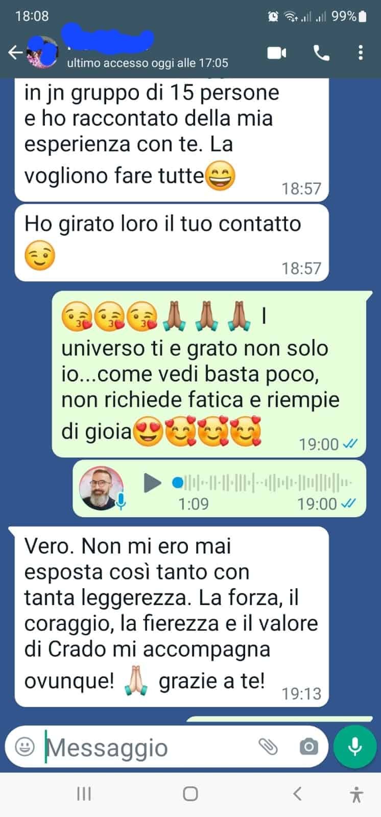 testimonianze corso ipnosi